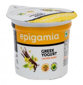 Epigamia Greek Yogurt Vanilla Bean  Cup  90 grams